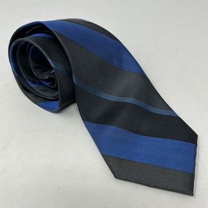Ryan Seacrest Distinction gray/blue stripe tie